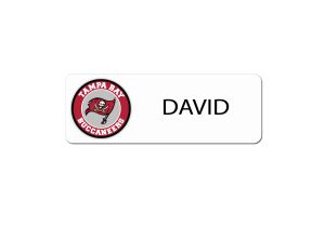 Tampa Bay Bucs Name Tags
