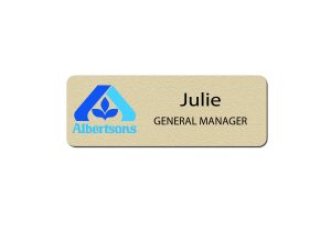 Albertsons Manager Name Badges