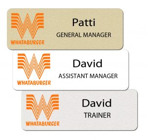 Whataburger Name Tags and Badges