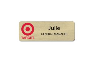 Target Metal Name Tags